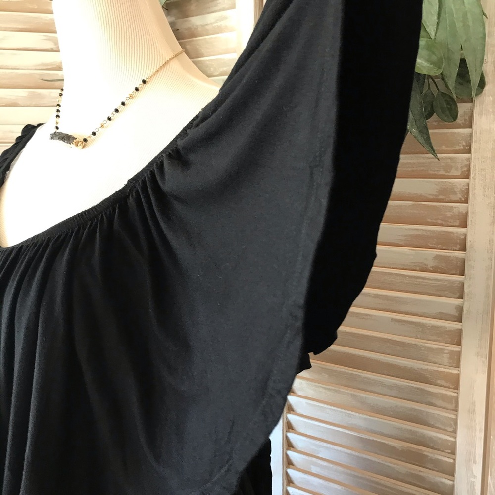 ✴️LAST ONE✴️ SIZE 3X -CURVY RUFFLE MAXI DRESS - Picture 6 of 8